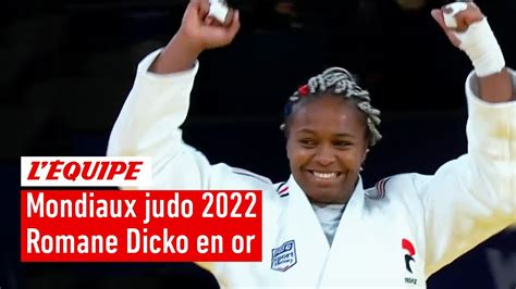 Mondiaux Judo Re M Daille D Or Fran Aise Romane Dicko Sacr E