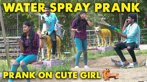 Water Spray Prank On Cute Girl Nellai360 Youtube