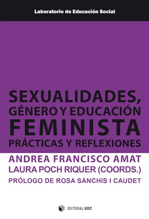 Libro Sexualidades género y educación feminista 9788491809593