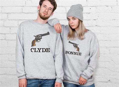 Matching Swag Casual Winter Outfit For Couples Bonnie And Clyde Matching Sweaters On Stylevore