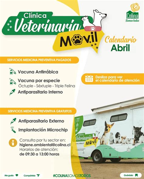 Municipalidad Colina on Twitter La Clínica Veterinaria Móvil