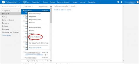 C Mo Marcar Como Spam Correos En Outlook Hotmail