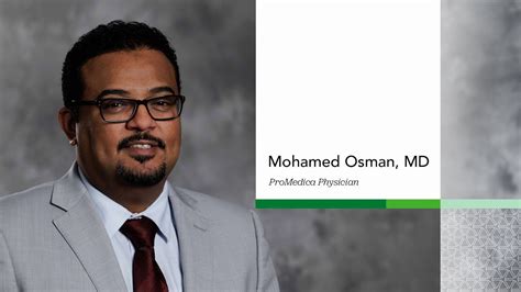 ProMedica Physicians Mohamed Osman MD YouTube