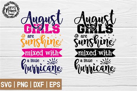 August Girls Svg Birthday Svg 418630 SVGs Design Bundles