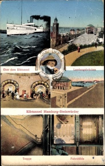 Ansichtskarte Postkarte Hamburg Steinwerder Seemann Akpool De