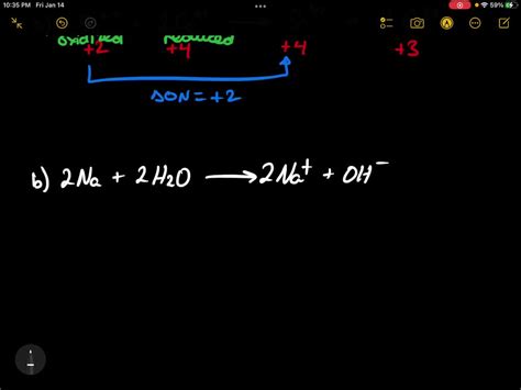 SOLVED Determine What Is Oxidized And What Is Reduced In Each Of The