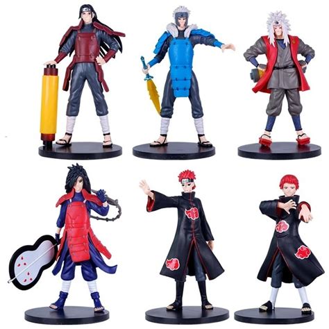 Jual Set Action Figure Naruto Madara Hashirama Tobirama Pain Sasori