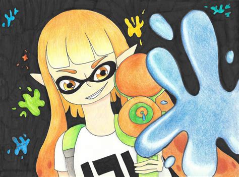 Inkling Splatoon By Otakuelxfanart On Deviantart