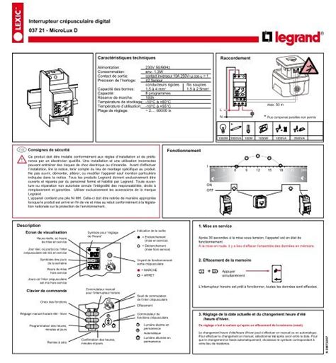 Reglage Horloge Legrand Horloge Image