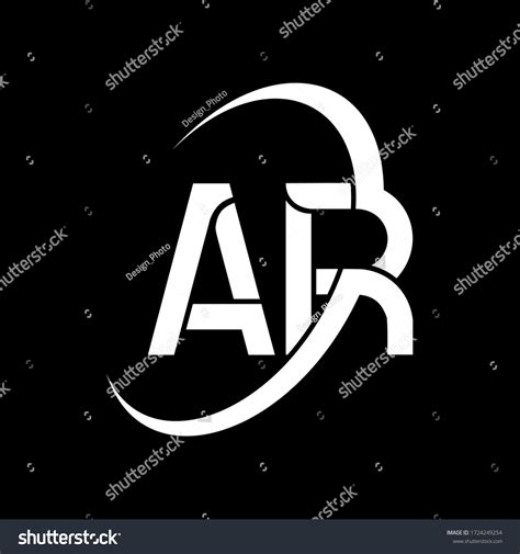 Ar Letter Logo Design Initial Letters Stock Vector Royalty Free