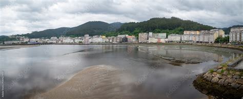 Vista Panor Mica De La Costa En La R A De Viveiro Lugo Con Las