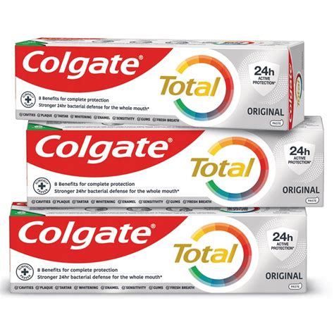 COLGATE TOTAL ORIGINAL pasta do zębów 3x75 ml 10021397410 Allegro pl