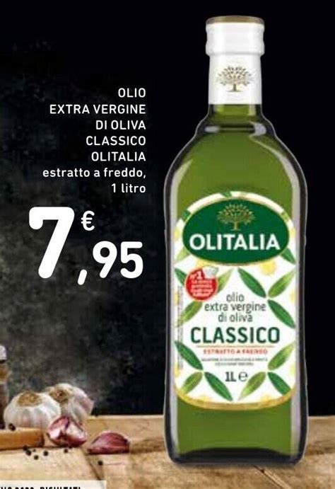 Offerta Olio Extra Vergine Di Oliva Classico Olitalia Estratto A Freddo