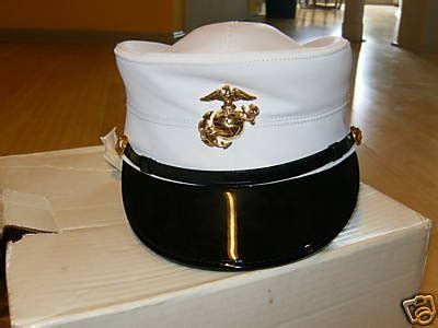 USMC US Marine Corps Womens Dress Blues Cover Hat | #77473739