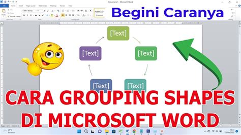 Cara Menggabungkan Beberapa Shapes Di Microsoft Word YouTube