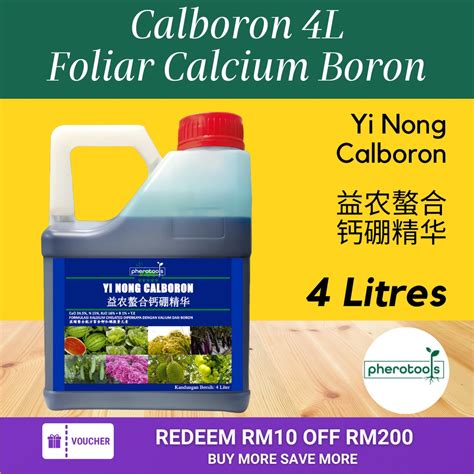 Pherotools YI NONG CALBORON 4L 1L LI NONG Baja Foliar Calcium Boron