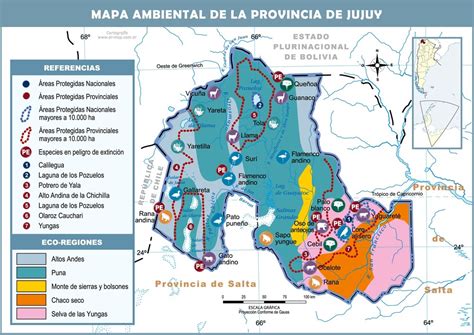 Jujuy Environmental Map Of The Province Of Jujuy Argentina Gifex