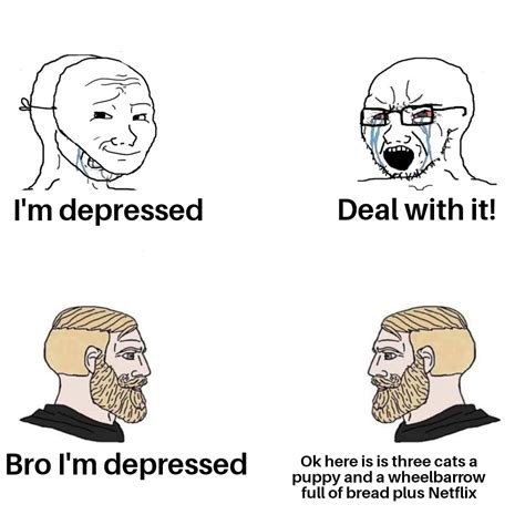 The Only Way To Deal With Depression Rmemes