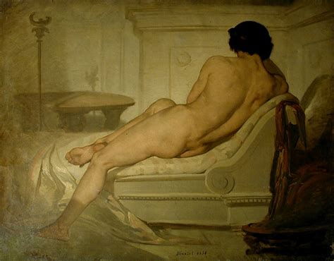 Quest For Beauty Reclining Male Nude Th Century Bernard