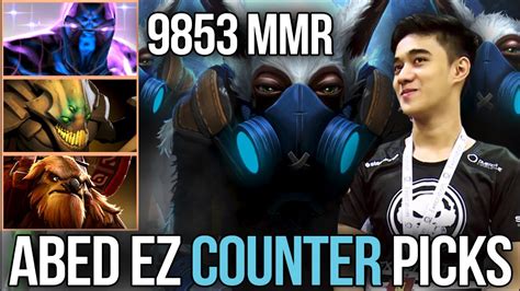 Abed 9853 HIGHEST MMR Meepo Vs Counter Picks 6 Wins To 10k MMR