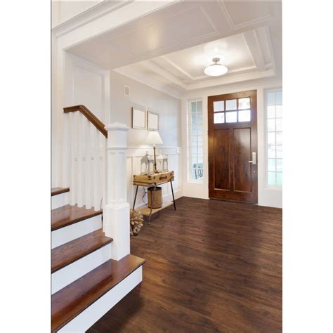 Msi Woodland Antique Mahogany 7x48 Luxury Vinyl Plank Flooring Floor