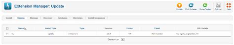 Help Extensions Extension Manager Update Joomla Documentation