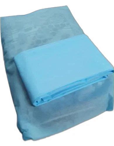 Blue Disposable Hospital Bed Sheet 48 X 80 Inch At Rs 150 Piece In