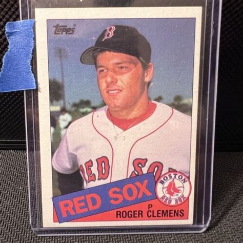 Topps Roger Clemens Boston Red Sox Baseball Card Ebay