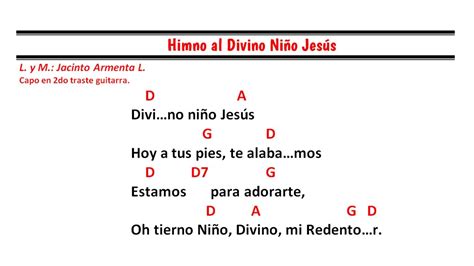 Himno Al Divino Ni O Jes S Acordes Chordify