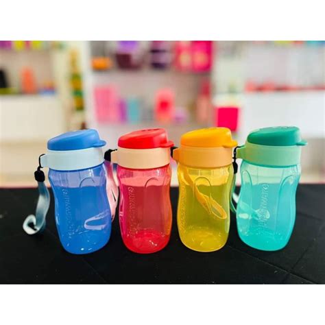 Tupperware Mini Slim Eco Bottle 310ml 1 Unit With Strap New Item Ready