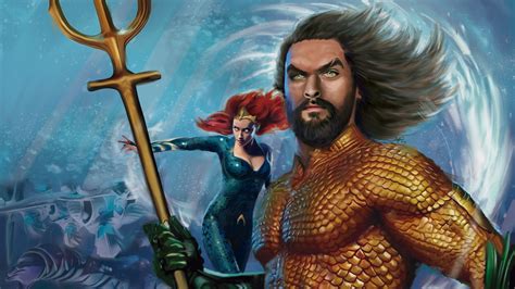 Aquaman Mera Art Hd Superheroes K Wallpapers Images Backgrounds