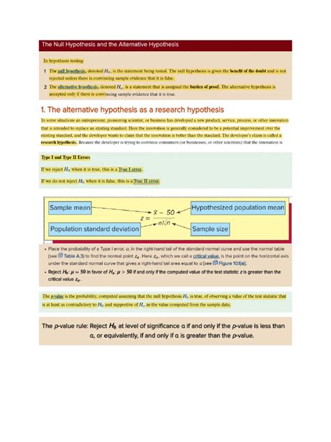 Chapter 10 Hypothesis Testing Pdf