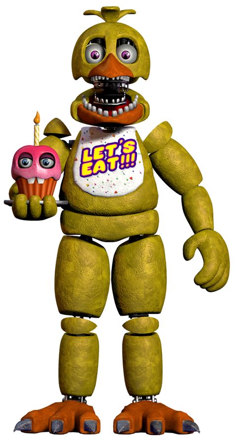 Fnaf2sfm Unwithered Chica By Zoinkeesuwu On Deviantart