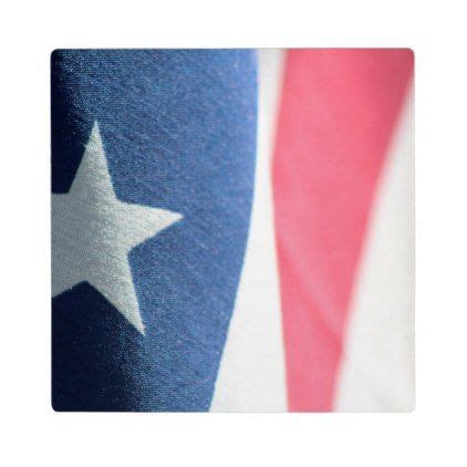 American Flag One Star photo Plaque | Zazzle.com | Acrylic prints, American flag photos, White ...