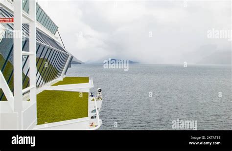 Cruise Ship Sailing Through Strait of Magellan South America Stock Video Footage - Alamy