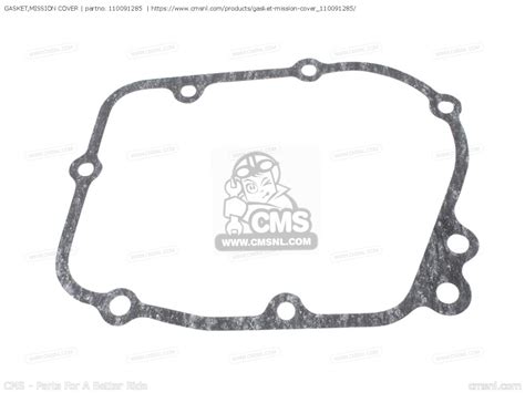 Gasket Mission Cover Mca For Zx C Gpx R Europe Uk Fr Fg Gr