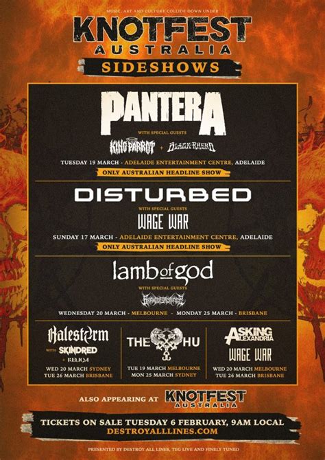 Knotfest Australia Announce Sideshows