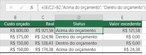 Como Utilizar Se No Excel Infoupdate Org