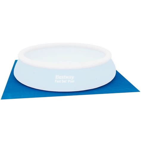 Bestway Bestway Tapis De Sol Pour Piscine Flowclear 396x396 Cm