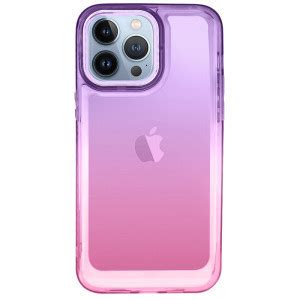 Capa iPhone 14 Pro Max Space Degradê Lilás Rosa Copertini