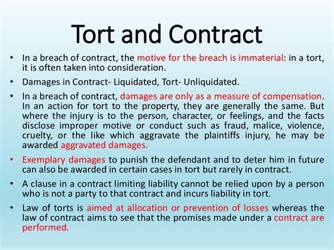 An Introduction To Law Of Torts Meaning Nature And Essential Elemen