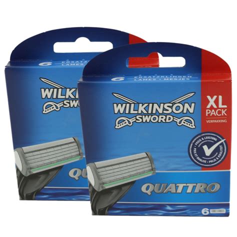 Wilkinson Sword Quattro 2 X 6er Klingen Bei Riemax