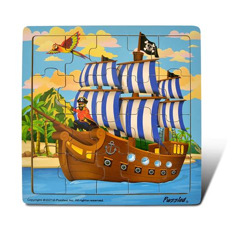 Puzzled Jigsaw Pirate Ship Puzzle | eBay