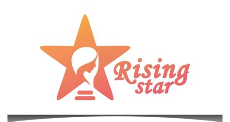 rising star logo design 5100146 Vector Art at Vecteezy