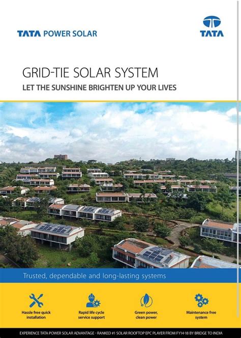 Mounting Structure TATA POWER SOLAR GRID TIE ROOFTOP SYSTEM For