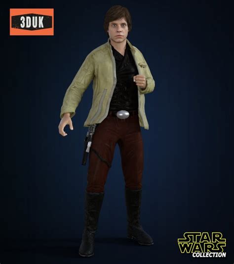 Luke Skywalker For G8m 3d Models For Daz Studio And Poser