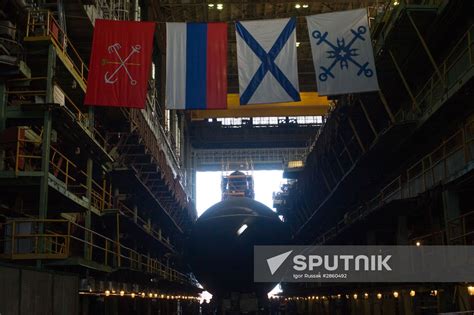 Launching Submarine Kolpino In St Petersburg Sputnik Mediabank