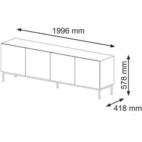 Tv Schrank Ravenna B Cm D Gefr Stes Wei Rahmen