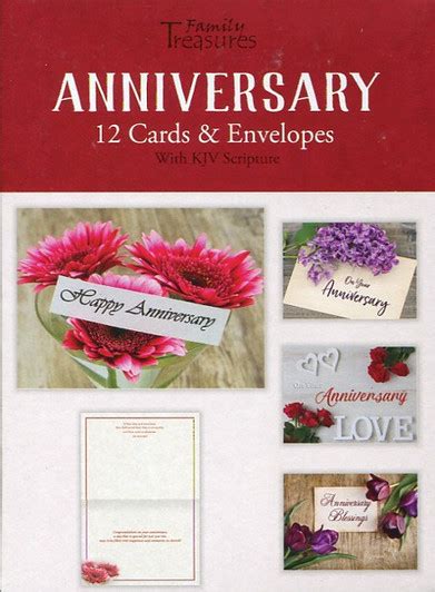 Christian Anniversary Cards : Boxed Religious Anniversary Cards