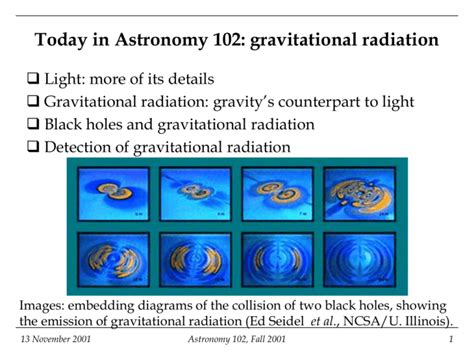 Today In Astronomy 102 Gravitational Radiation